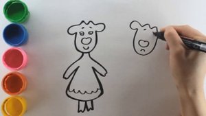 Оранжевая корова! Как нарисовать оранжевую корову. Рисуем корову!!!