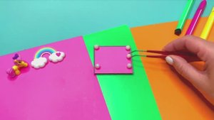 красочные миниатюрные домики своими руками из картона