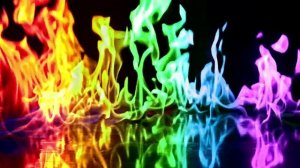 Цветной камин