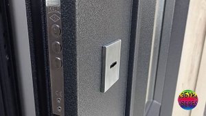 Дверь с терморазрывом и стеклопакетом Протерма Стекло (Букле графит)