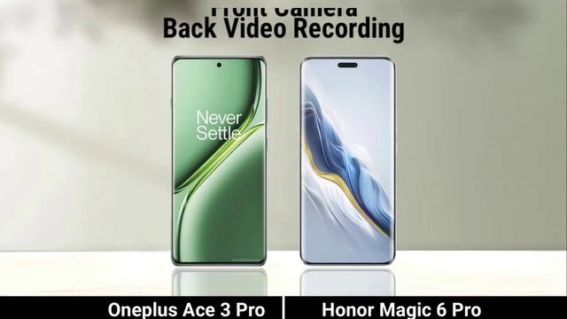 Oneplus Ace 3 Pro против Honor Magic 6 Pro сравнение характеристик