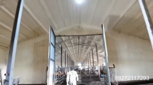 Утепление фундамента, потолка и стен ангара для содержания овец. Пенополиуретановые технологии.