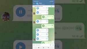 общение голосовыми сообщениями в telegram канале с моим другом