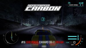 #16 CHEVROLET CAMARO SS // TROJAN // NEED FOR SPEED: CARBON