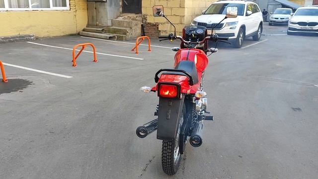 Мотоцикл Ява 350640 Стиль с электростартером. Внешний вид звук двигателя Jawa