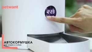 Автокормушка Petwant F3 Led 2,8 л для сухого корма