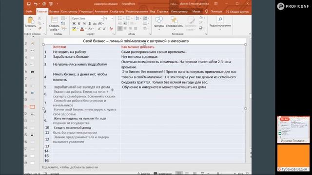 План убеждения кандидата/подписчика проработка Ирина Гимазетдинова