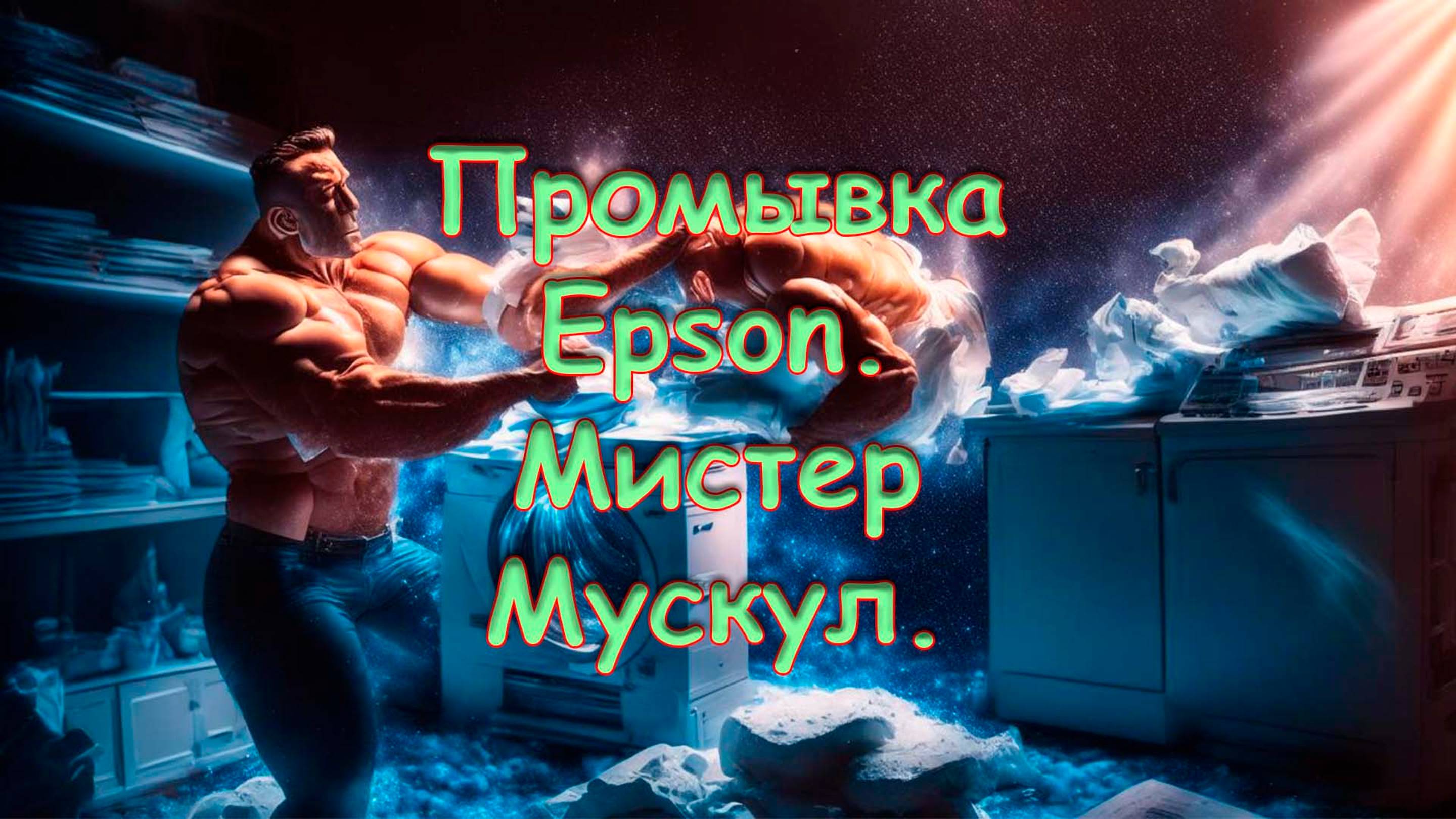 Промывка Epson. Мистер Мускул.