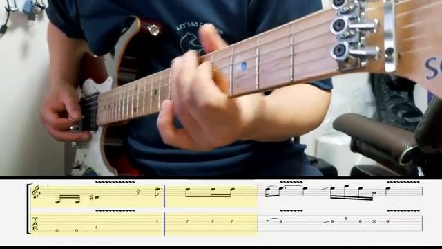 AcDc -Back In Black (guitar  cover ,tab)