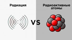 Радиация vs радиоактивные атомы