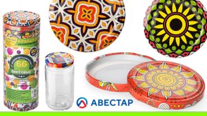 Крышки твист-офф 66мм для маленьких банок с узким горлом винтовые металлические Авестар производство