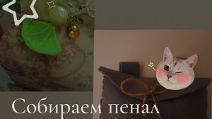 Собираем пенал в новую четверть ⭐️Моя канцелярия