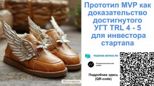 Почему венчурного инвестора убеждают MVP? Достигнутый уровень TRL? Шанс доработки решения до УГТ 9