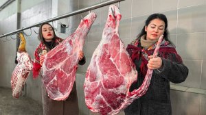 30кг_Нежной_Говяжьей_Ножки_с_Чесноком,_Розмарином_и_Острыми_Специями