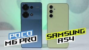 Samsung A54 - Poco M6 Pro