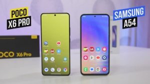 Poco X6 Pro 5G - Samsung Galaxy A54