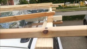 Как перевезти стекло дёшево и надёжно .Каркас на крышу автомобиля