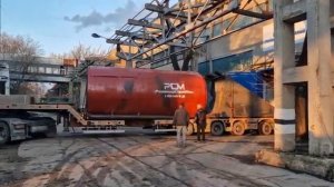 Отгрузка вертикального резервуара РВС-500 м3