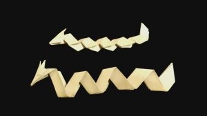 Как сделать бумажную змейку