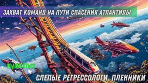 Тайны других цивилизаций.  Захват команд на пути спасения Атлантиды. Слепые регрессологи, пленники.