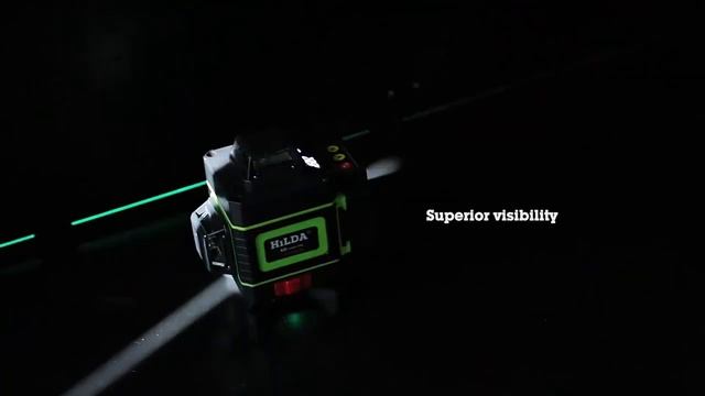 4D Laser Level green line SelfLeveling 360 Horizontal And Vertical Super смотреть онлайн