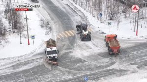 Началась уборка снега на дорогах Когалыма