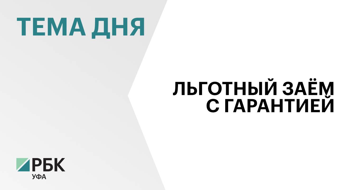 Компания Башкортостана получила льготный заём с гарантийной поддержкой