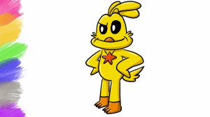 Как нарисовать Цыпленка из Поппи Плейтайм 3 | How to Draw Kickin Chicken Smiling Critters