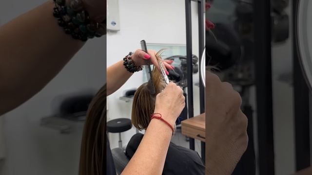 стрижка для тонких волос SOINTERA ✨ #допосле #hair #волосы #haircut #hairstyle #женскаястрижка