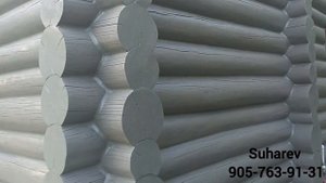 Шлифовка деревянного дома, краска пинотекс экстрим Pinotex Extreme one