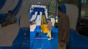 Надувной аквапарк «Осьминог на волнах»