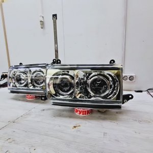 Toyota Land Cruiser 80 QBi led хромированный корпус