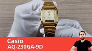 Часы Casio AQ-230GA-9D (Обзор и настройка) / Три часовых пояса