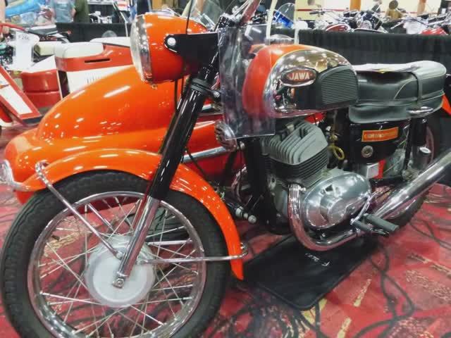 Мотоцикл Ява Калифорния с коляской Велорекс смотреть онлайн