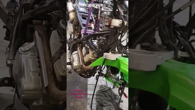 Регулировка клапанов со снятием двигателя #enduro_garage #мото #enduro #питбайк