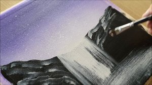 ВОДОПАД МУДРОСТИ!  АКРИЛОВАЯ ЖИВОПИСЬ ШАГ ЗА ШАГОМ  - Уроки рисования для детей и родителей!