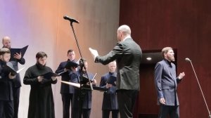 Хор Сретенского монастыря - кубинская песня "Гуантанамера" солист Василий Старцев