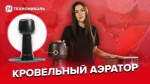 Надёжная кровля с кровельным аэратором ТЕХНОНИКОЛЬ