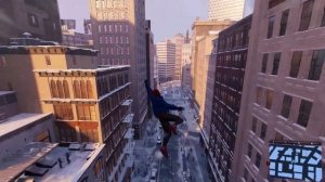 Как прыгать вниз спиной с телефона трюк\ Spider Man Miles Morales