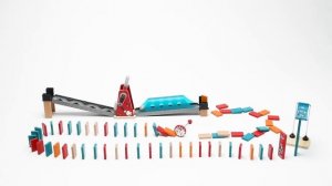 Домино "Роботы" от Hape – захватывающая цепная реакция!🔧