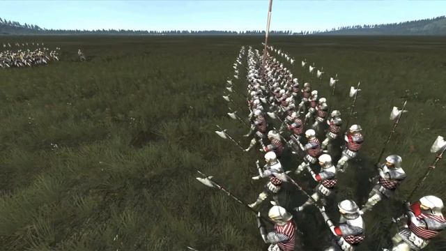Medieval II: Total War 1vs1: Датские наёмники vs Швейцарские гвардейцы