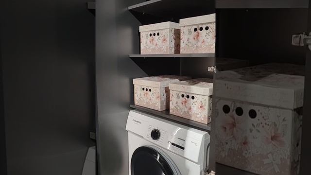 Как спрятать стиральную машину на кухне?