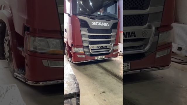 Обвес из нержавейки для Scania S440 поехал в Беларусь #тюнинг #грузовик #scania #кенгурятник #обвес