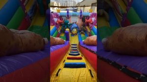 Надувной батут "Коралловый риф" размер 8*5*5,5 метров