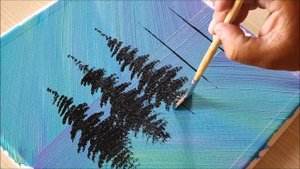 ДВЕНАДЦАТЬ АКРИЛОВЫХ КАРТИН -Уроки Рисования акриловыми красками! Для детей и родителей! Рисуем вмес