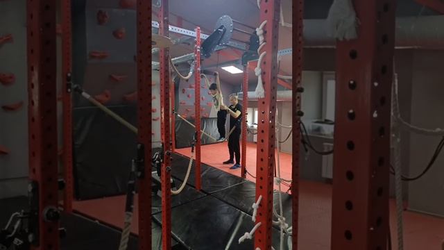 моя тренировка в спортзале