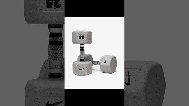 Nike представила резиновые гантели Grind Dumbbells.