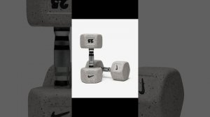 Nike представила резиновые гантели Grind Dumbbells.