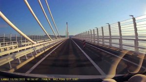 Passing through a new bridge in Croatia. Новый мост в Хорватии в объезд БиГ