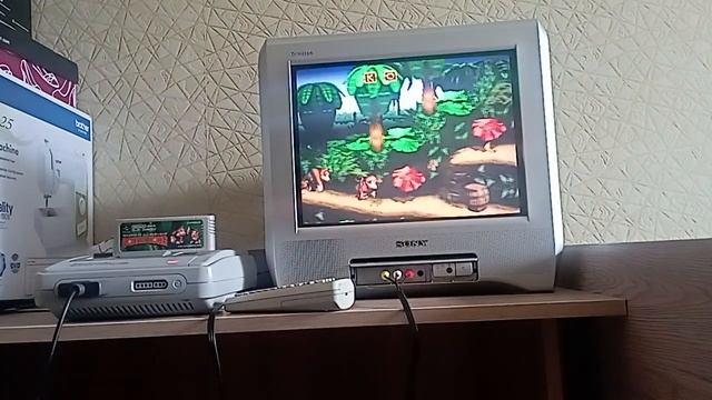 Donkey kong country SNES супернинтендо!!! CRT TV